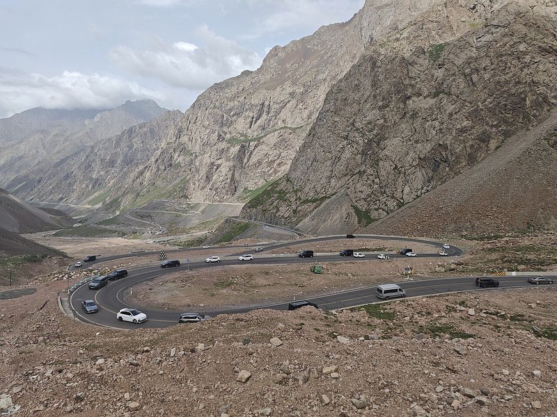 独库公路盘山弯道 - 独库公路3日穿越线